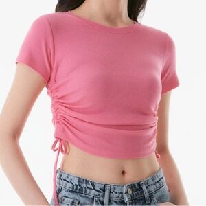 Zara - Cropped Side Cinch Top